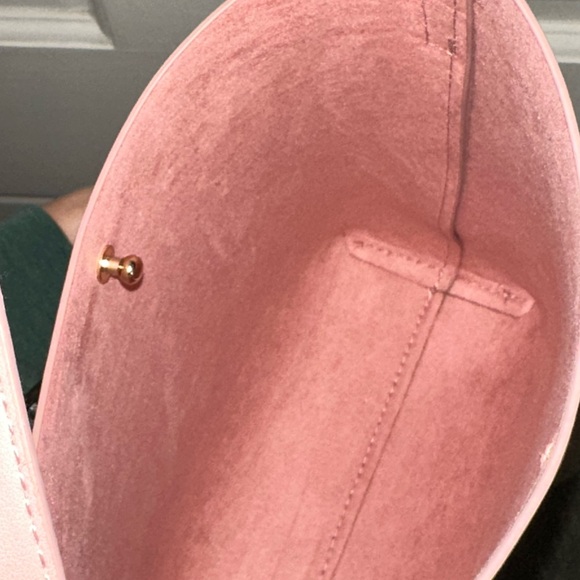 Samara Pink Leather Shoulder Bag - Picture 2 of 5